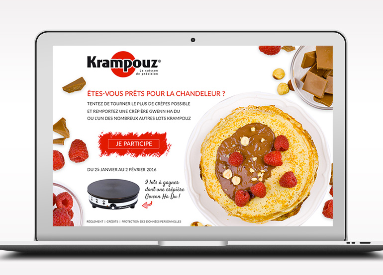 Webmarketing "Chandeleur" • Krampouz