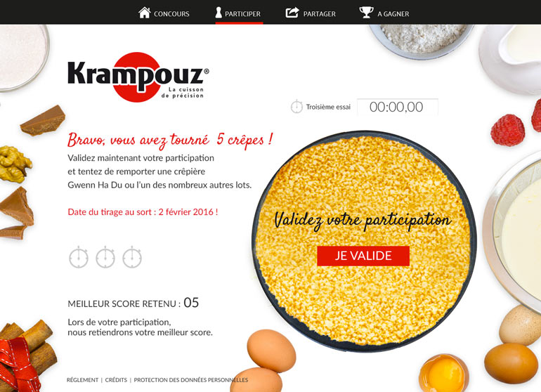 Webmarketing "Chandeleur" • Krampouz