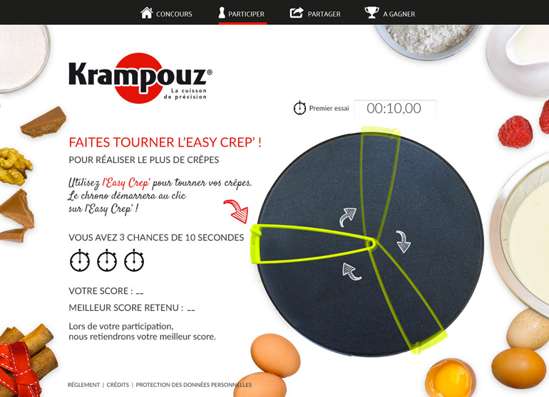 Webmarketing "Chandeleur" • Krampouz