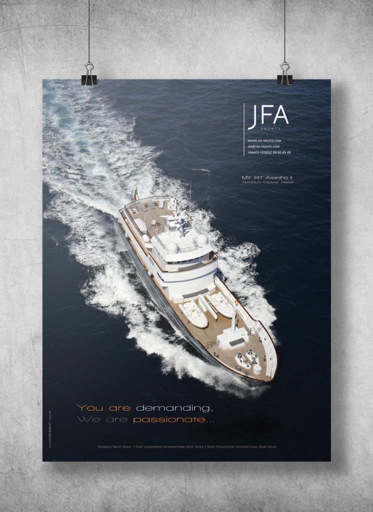 Publicité magazine • JFA Yachts