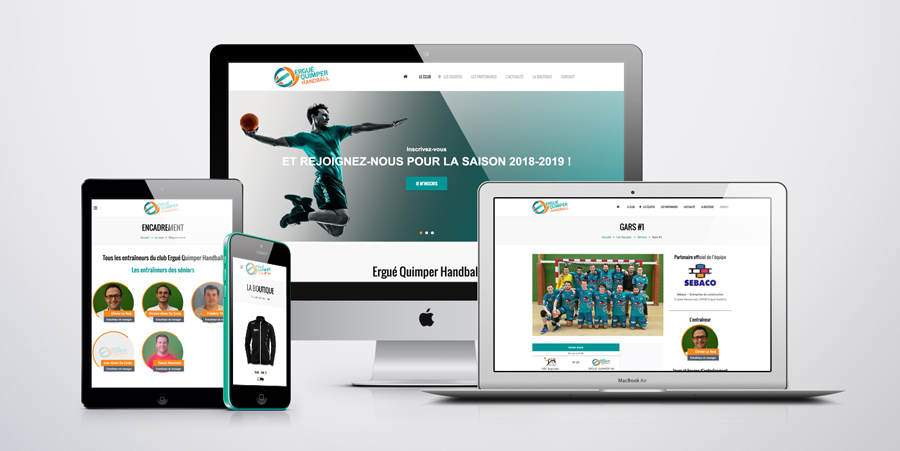 Site internet • Ergue Quimper Handball