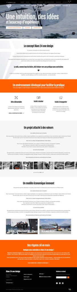 Site Diam 24 one design • Page Concept