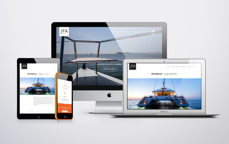 Site internet • JFA Yachts